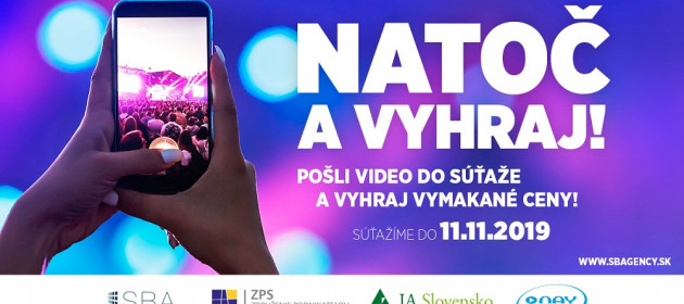 Zapoj sa do súťaže NATOČ A VYHRAJ!