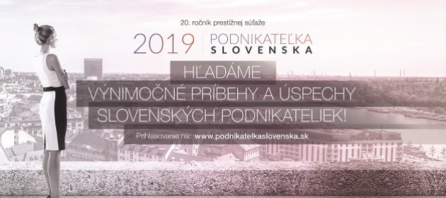 Štartuje jubilejný 20. ročník súťaže Podnikateľka Slovenska