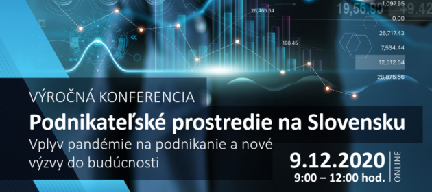 Výročná konferencia: Podnikateľské prostredie na Slovensku